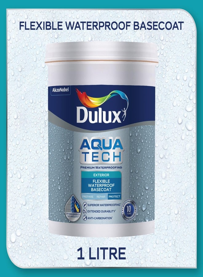 Dulux Aquatech Flexible Waterproof Basecoat (1L) - Provides Superior Waterproof Protection for Both Indoor & Outdoor Walls, Ensuring Long-Lasting Durability with a 10-Year Warranty - Image 2